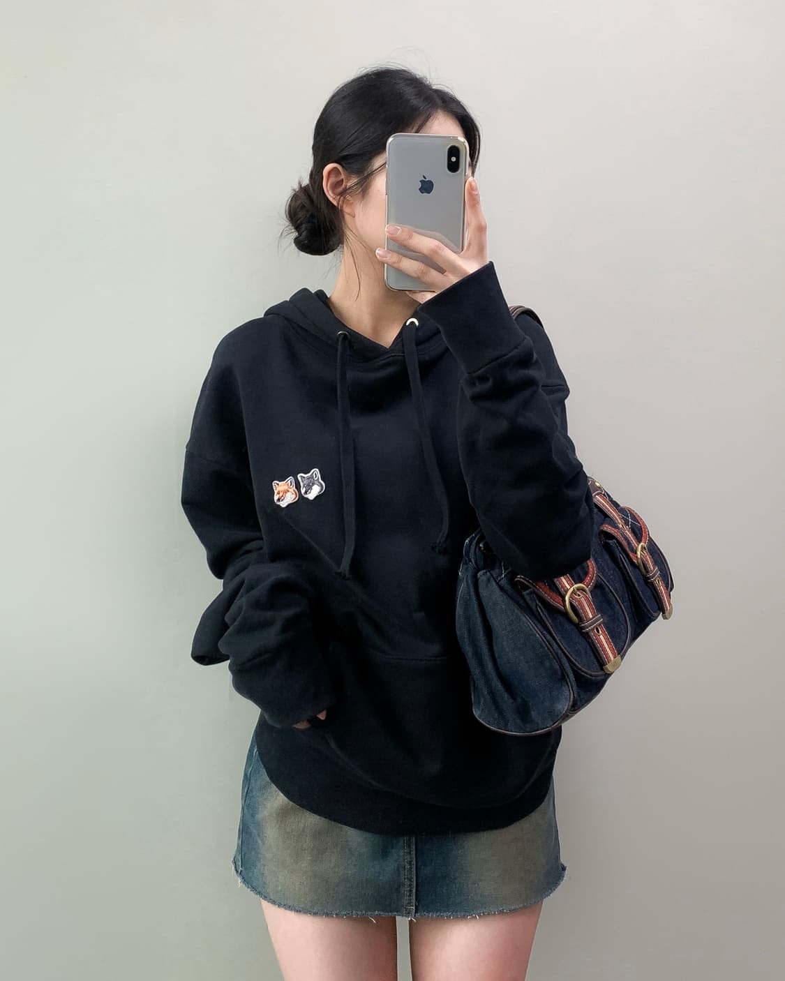 메종키츠네 더블 폭스 후드티 상품이미지2