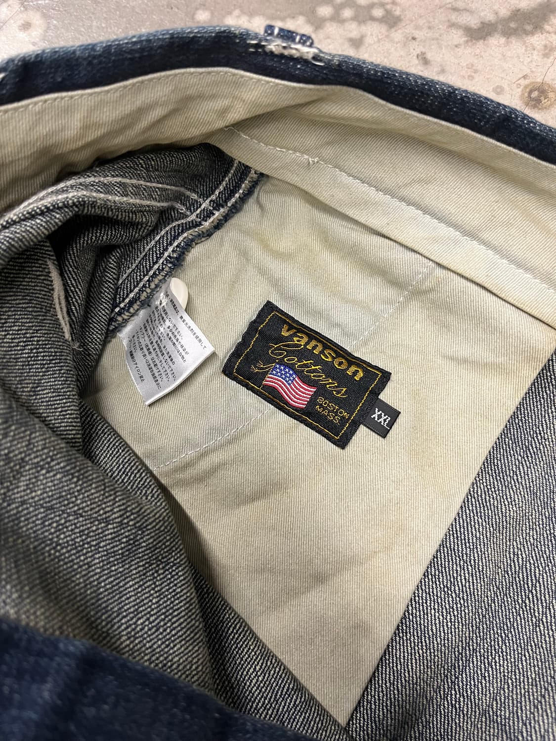 밴슨 버뮤다 데님팬츠 2XL 상품이미지4