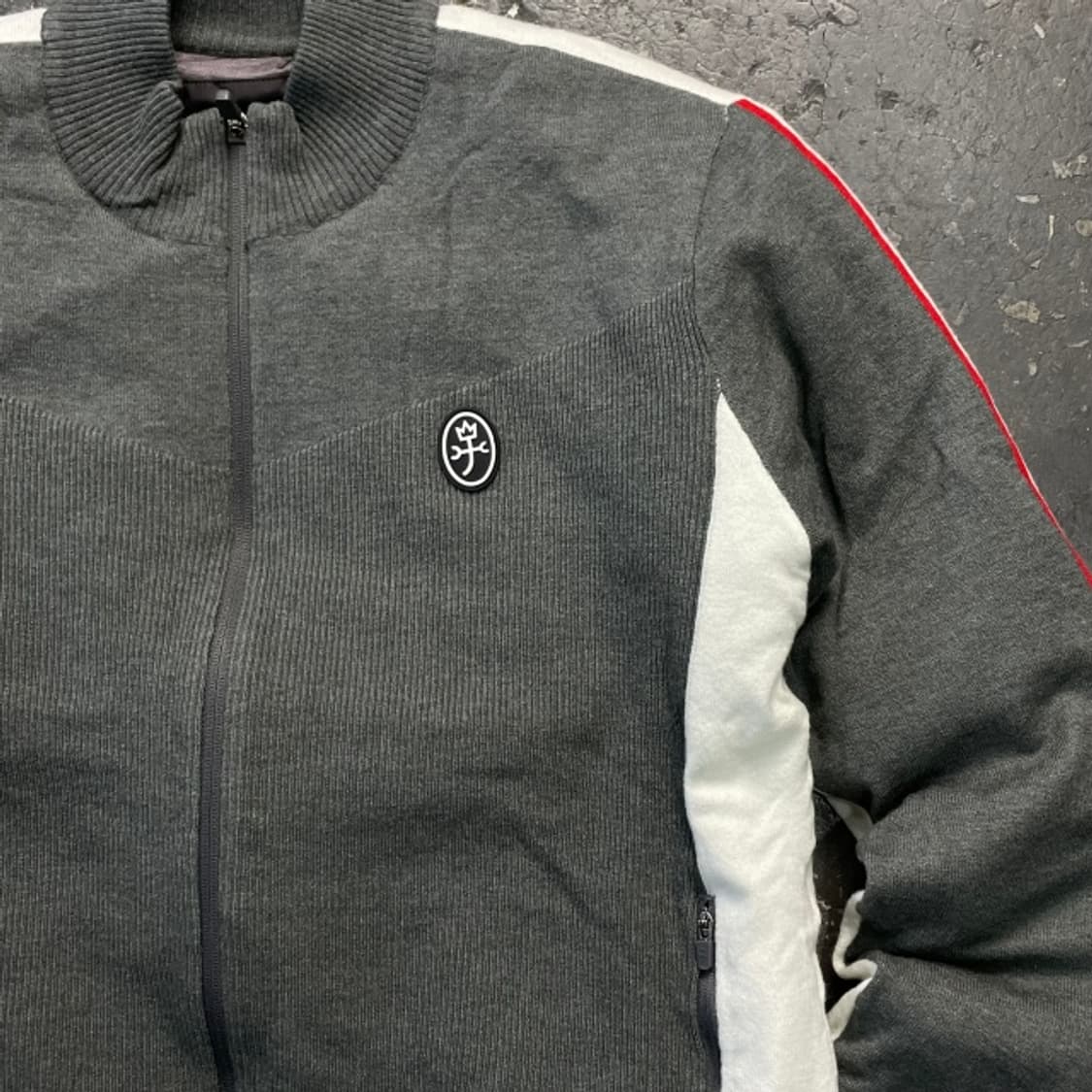 95 까스텔바작 방풍 니트 집업  상품이미지2