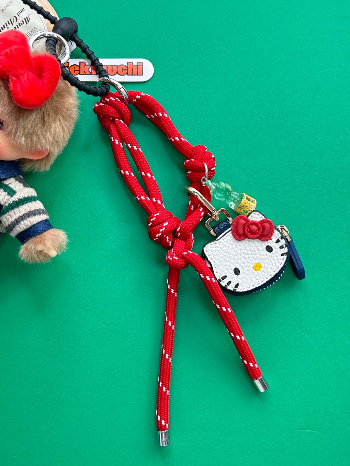 (73)정품몬치치👕스트라이프 무드 키티 × 몬치치 시리즈  상품이미지4