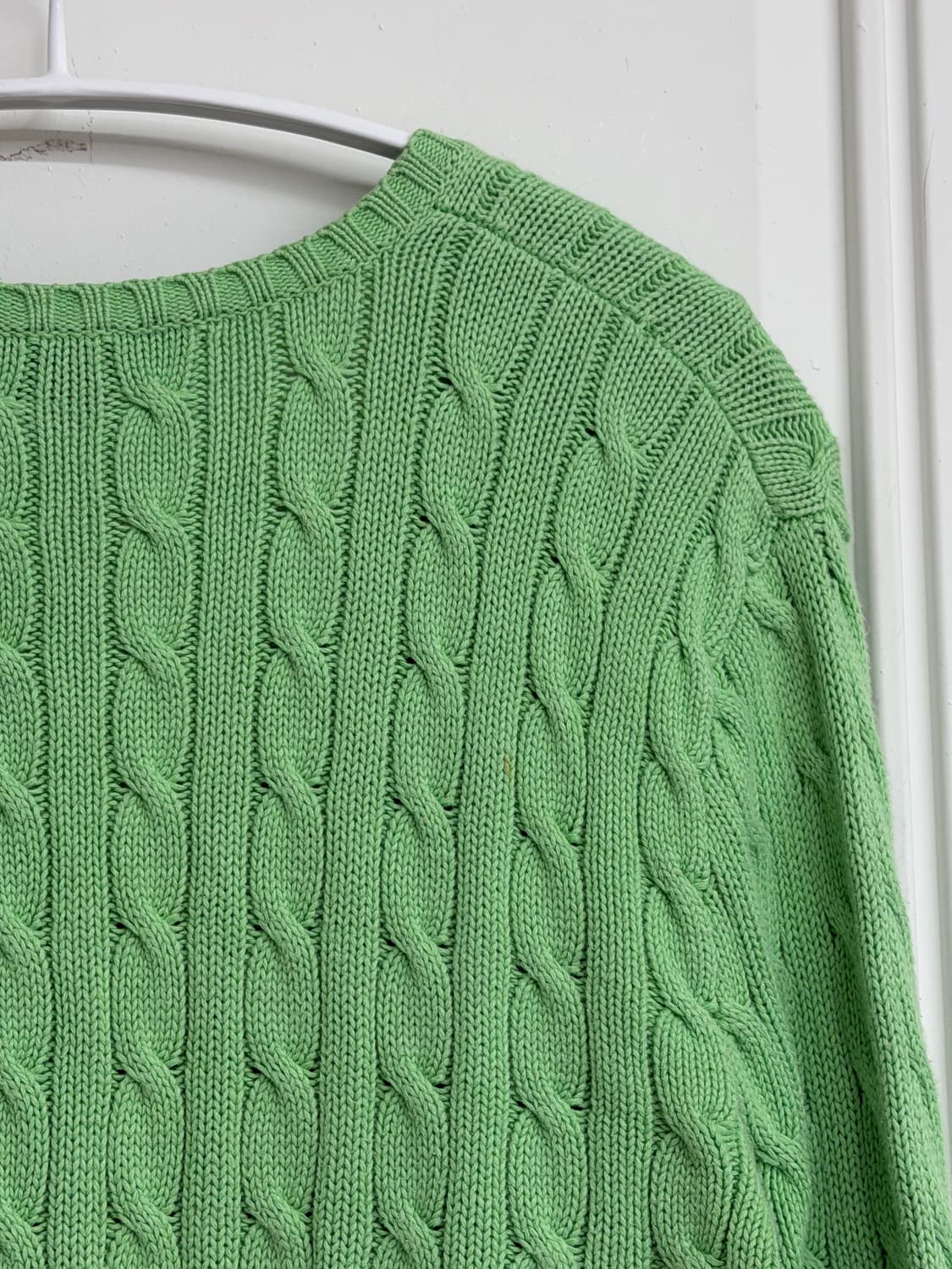 폴로 랄프로렌 브이넥 케이블니트 상품이미지8