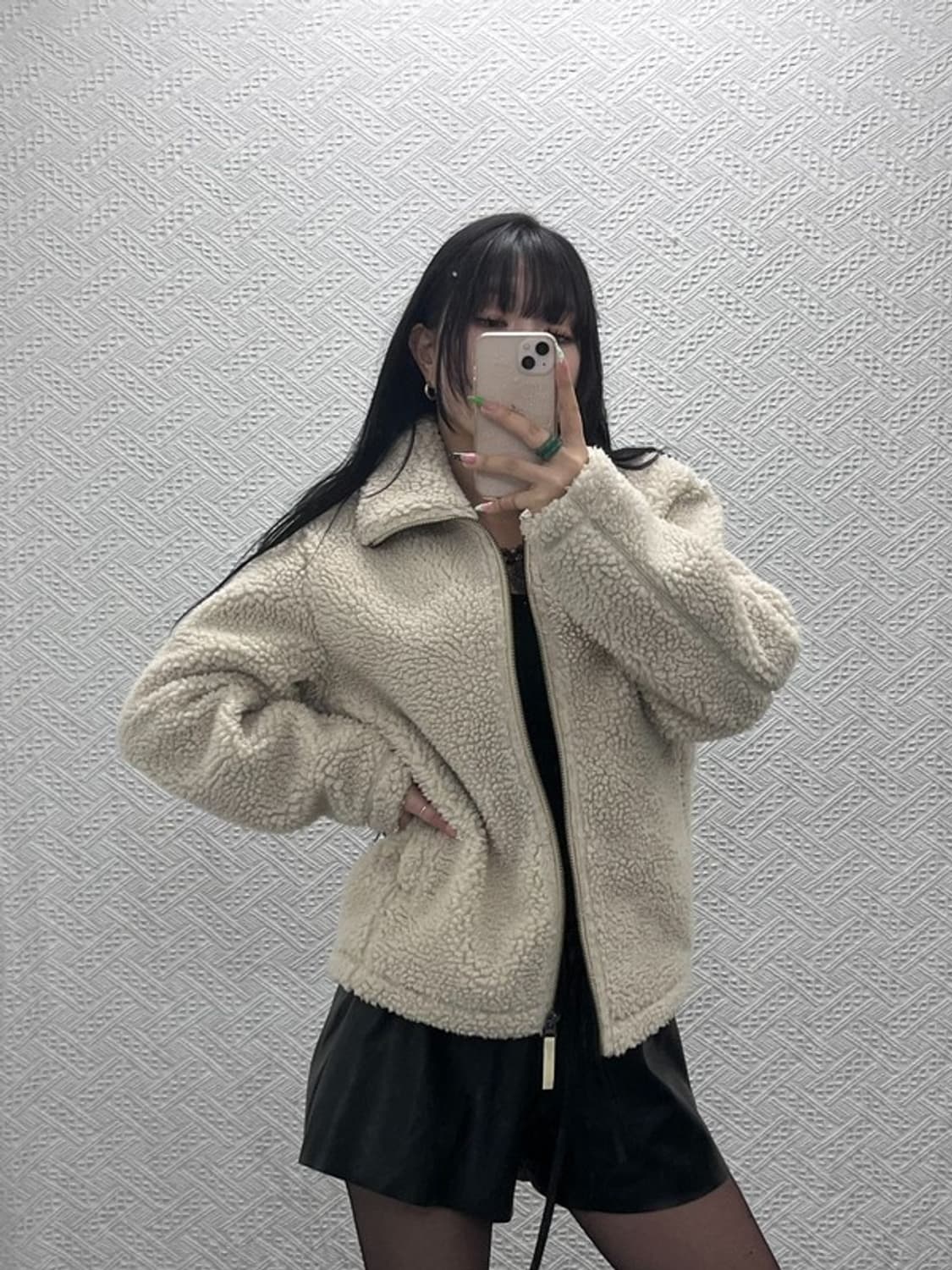 유니클로 U 이동휘 캐주얼 르메르 플리스 자켓 S C09060 상품이미지2