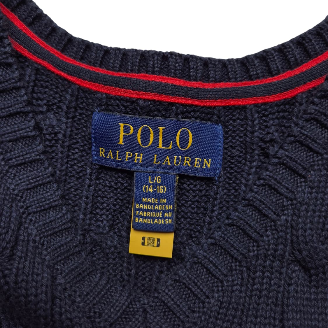 [L(14-16)] 폴로 랄프로렌 케이블 니트조끼 상품이미지6