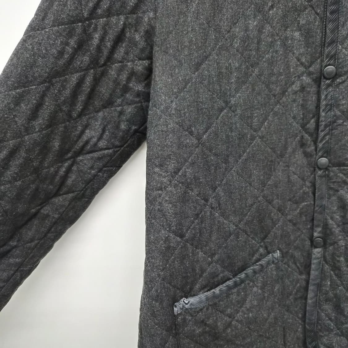 라벤햄 클래식 블랙 퀼팅 자켓 남성 M 상품이미지2