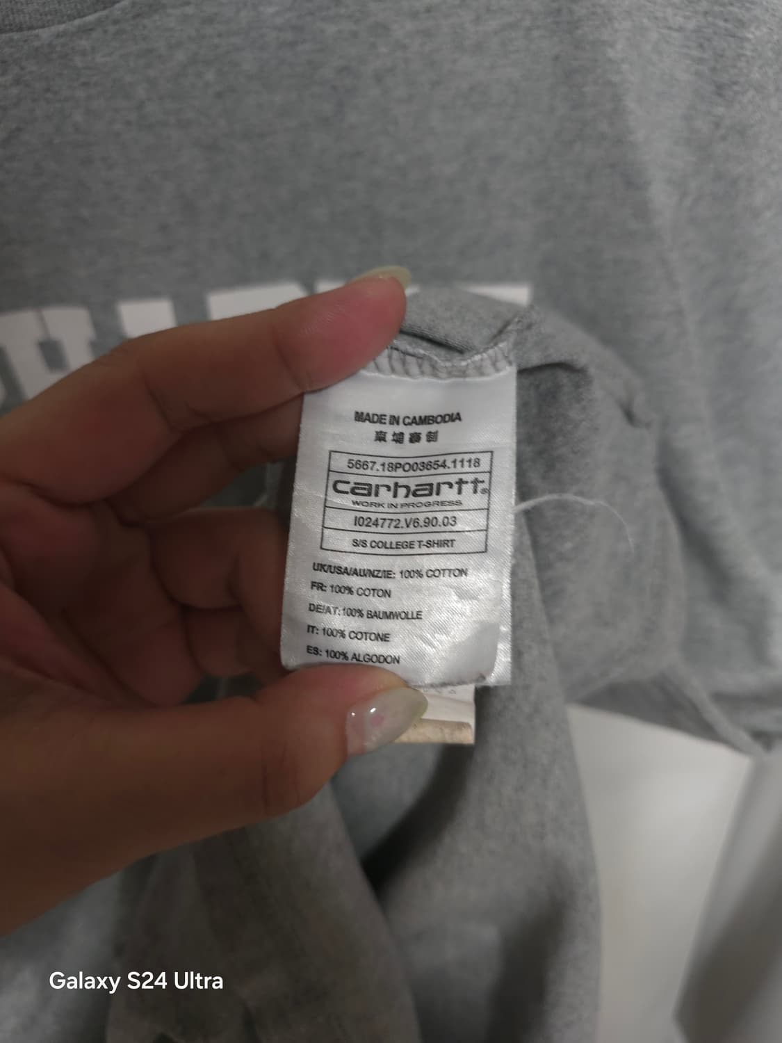 칼하트 로고 반팔티 L ✨️정품✨️ 상품이미지6