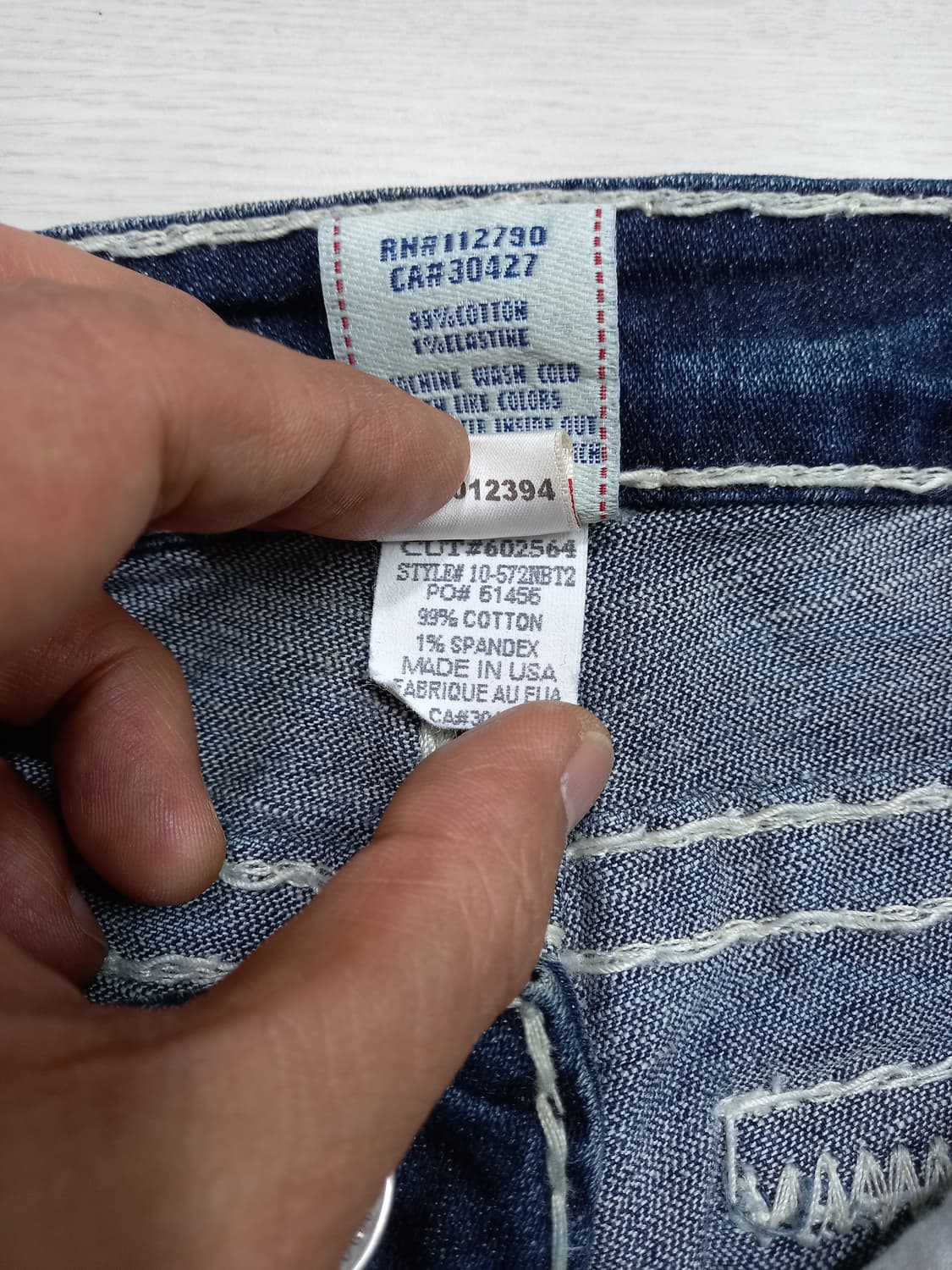 25 트루릴리젼 수퍼T  USA 골반 스판 약부츠컷 25-294 상품이미지9