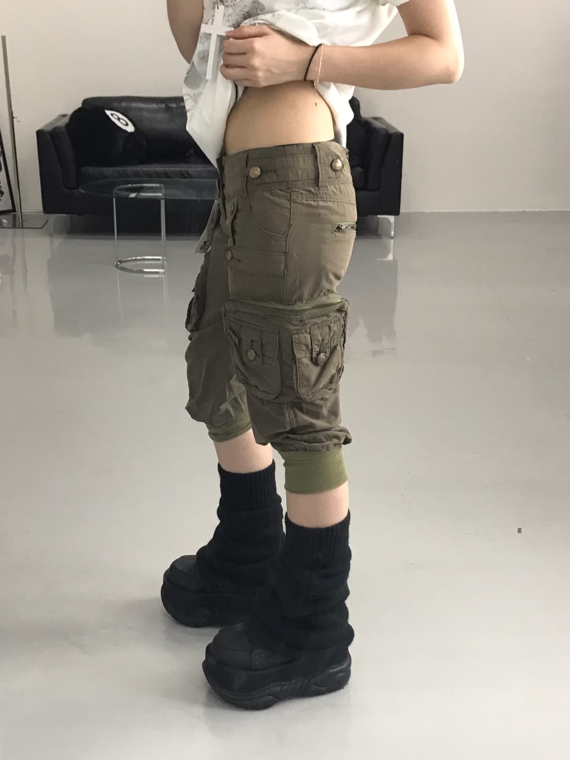 Jpn Khaki Detail Pants 상품이미지2