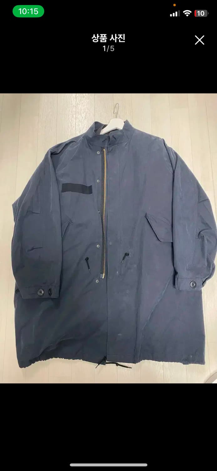 beams 빔즈 m65 parka balck(size m) 상품이미지1