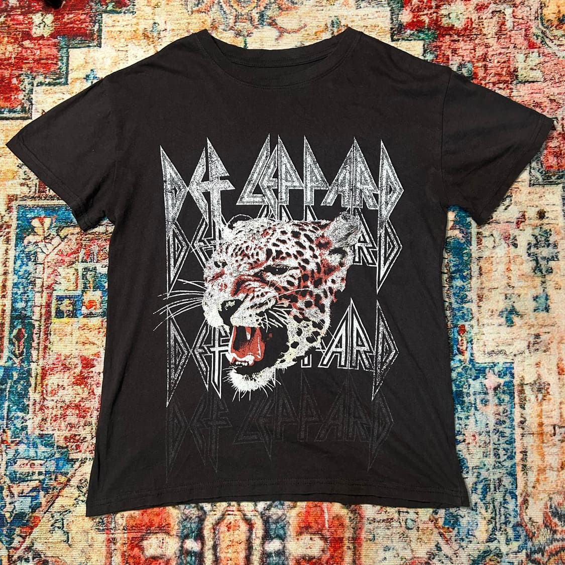 [M] 데프 레파드 Def leppard 오피셜 밴드티 상품이미지1