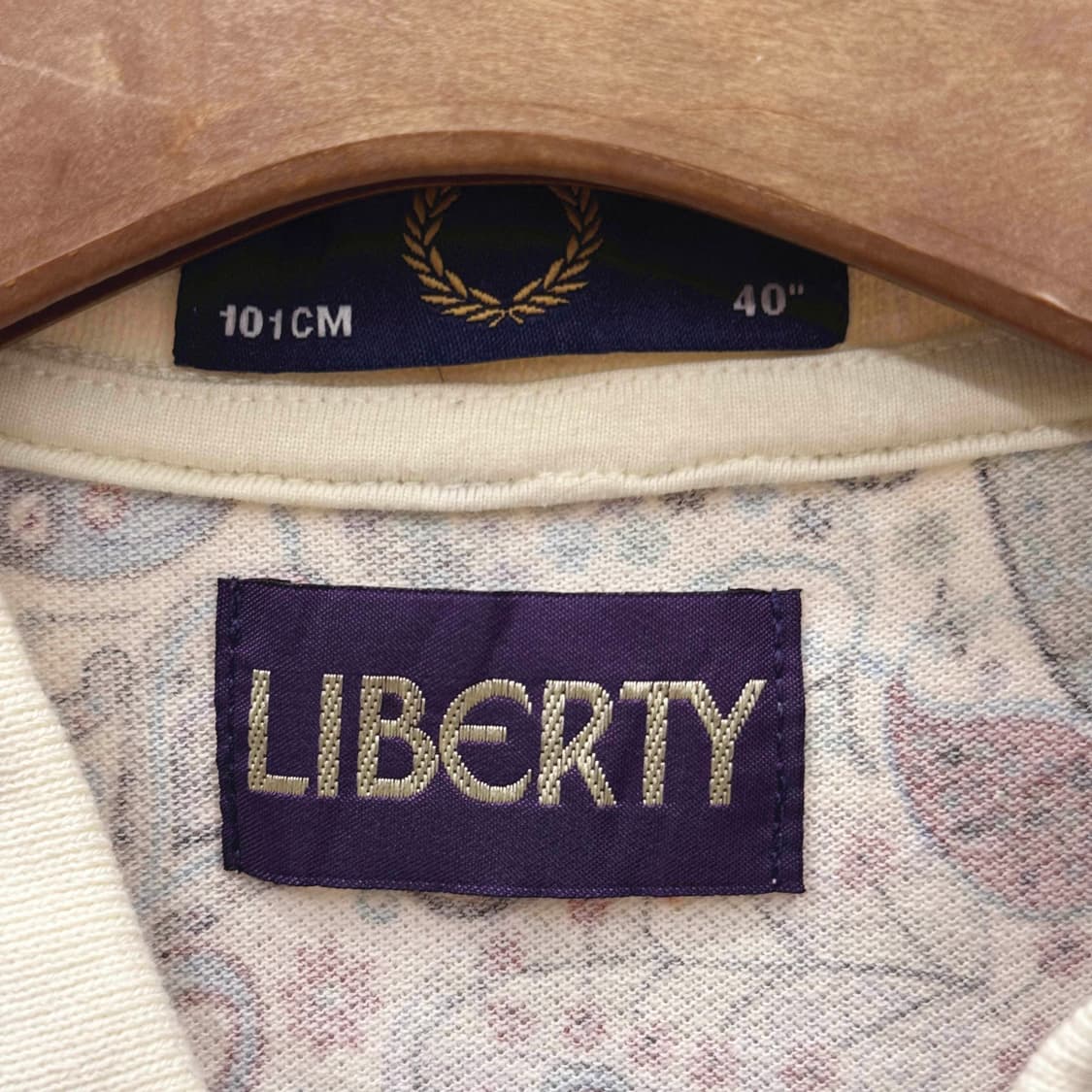 프레드 페리 리버티 반팔 카라 티셔츠 페이즐리 패턴 멀티 컬러 상품이미지7