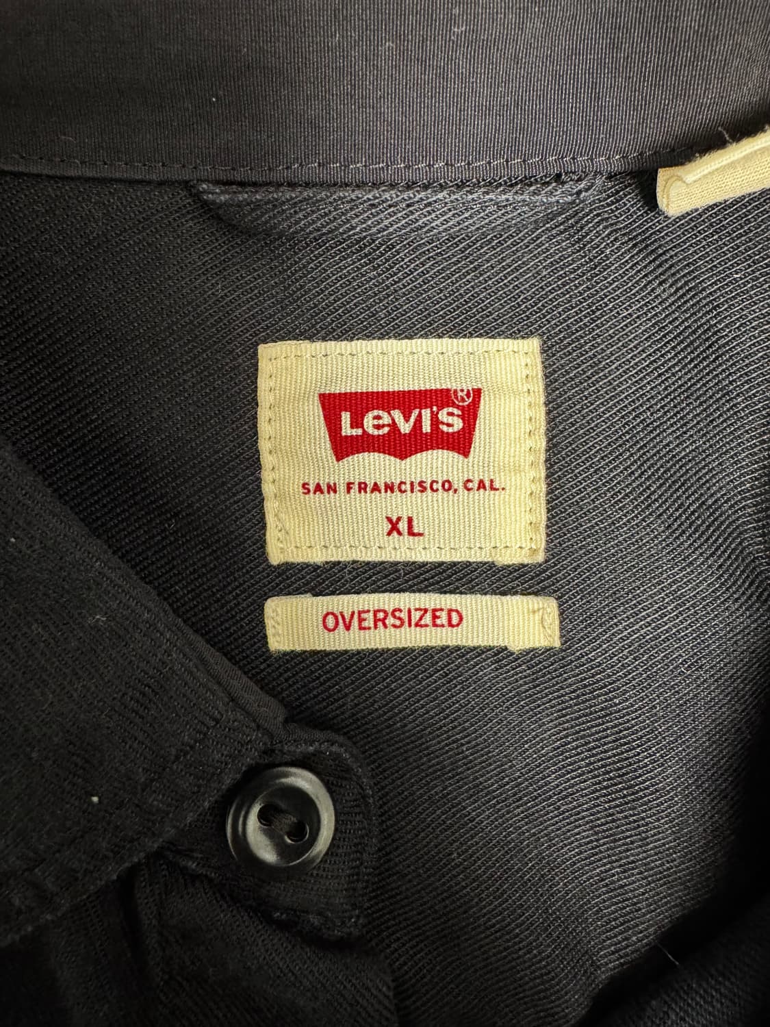 리바이스 택티컬 오버셔츠 블랙 XL / 남주혁(백이진) 착용 상품이미지3