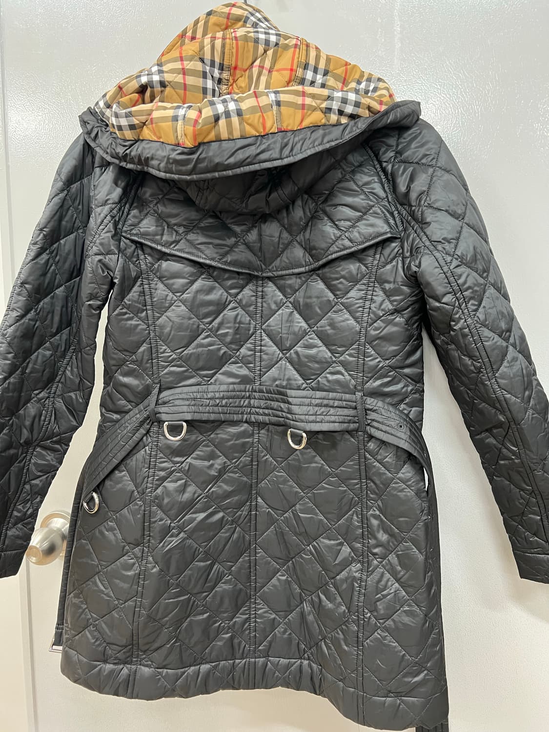 버버리 블랙 퀼팅 자켓 s 상품이미지3