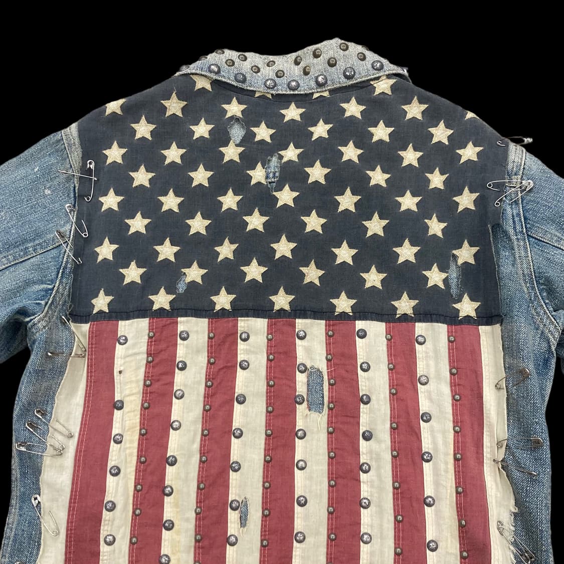 폴로랄프로렌 데님앤서플라이 성조기 징 디테일 트러커 자 상품이미지4