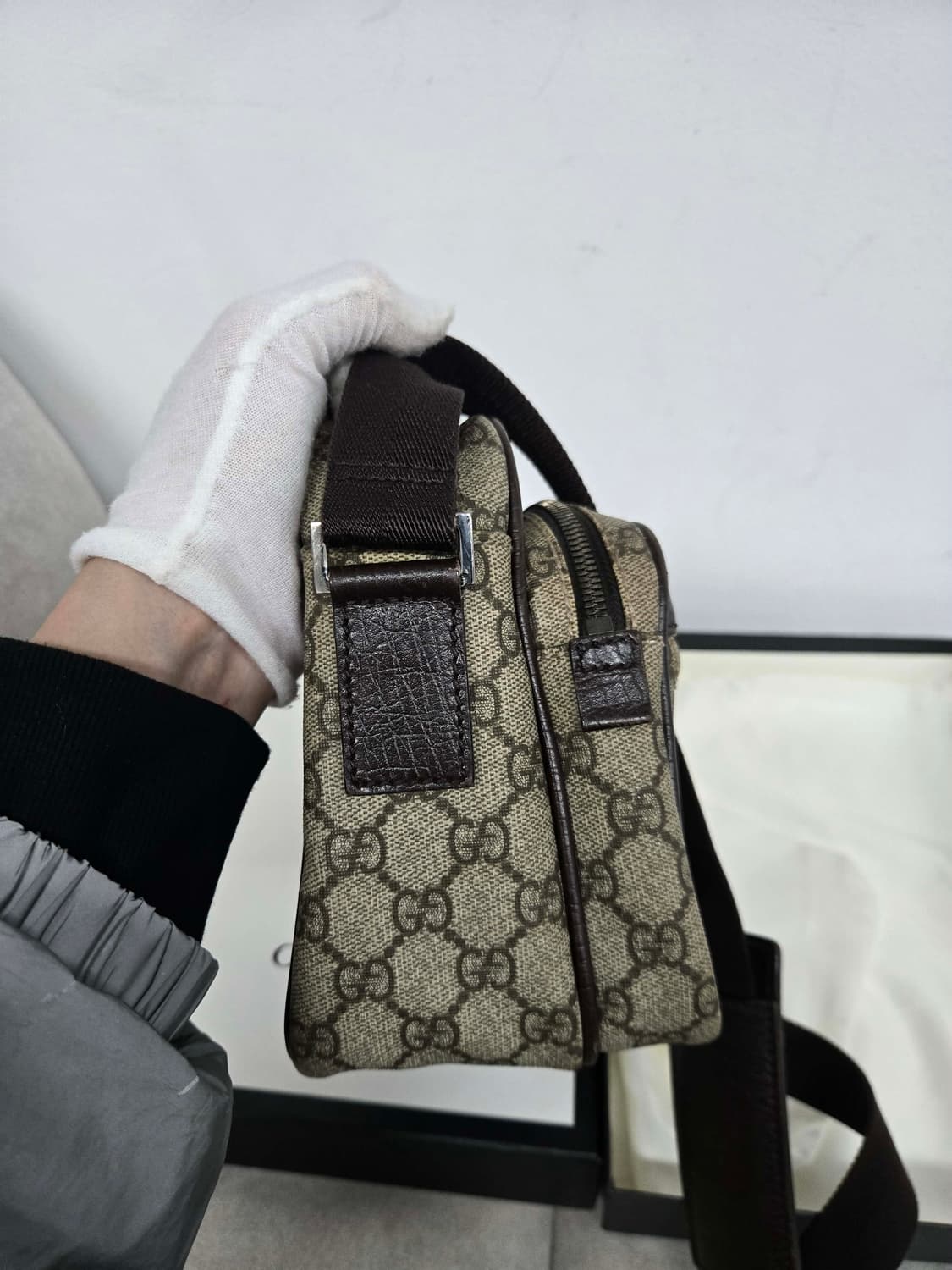 [보증서 정품] 구찌 시그니처 메신저백 상품이미지8