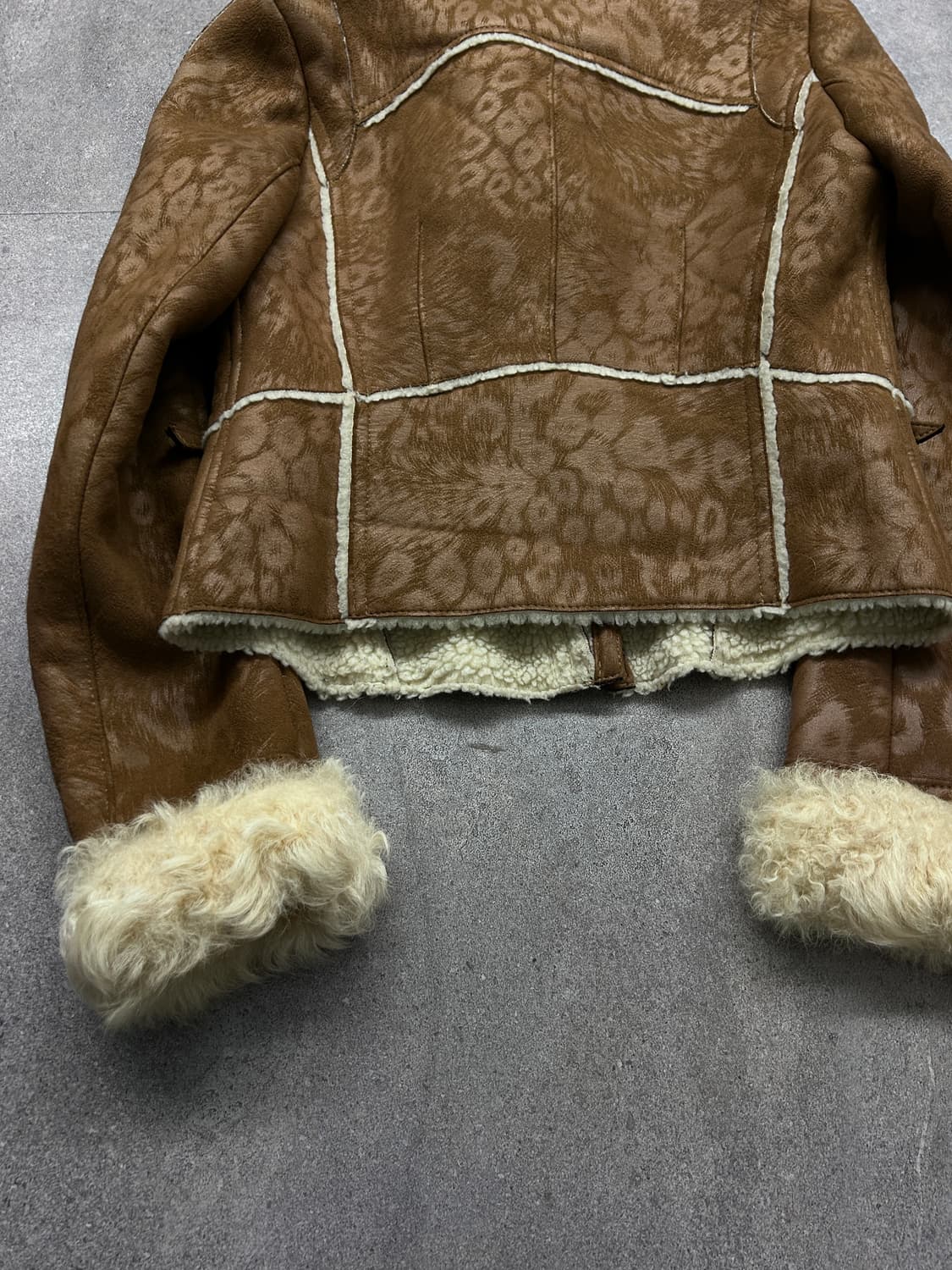 LEWE 레오파드 시어링 자켓 상품이미지8