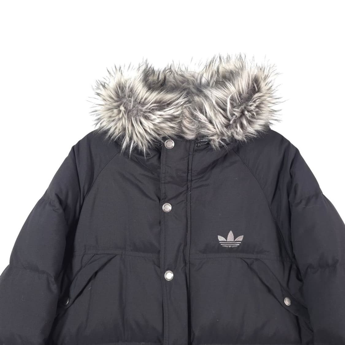 아디다스 오리지널스 퍼후드 다운패딩 블랙 3XL 상품이미지3