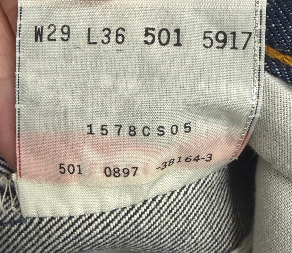 90s 리바이스 Levis 501 xx made in usa 일본판 상품이미지9