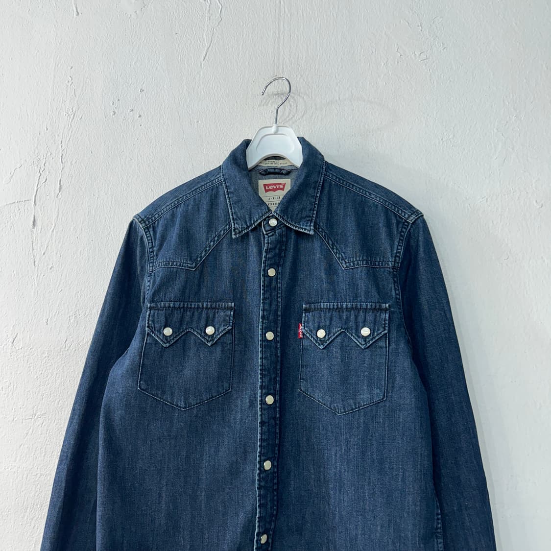 리바이스 웨스턴 데님 청남방 S 상품이미지2