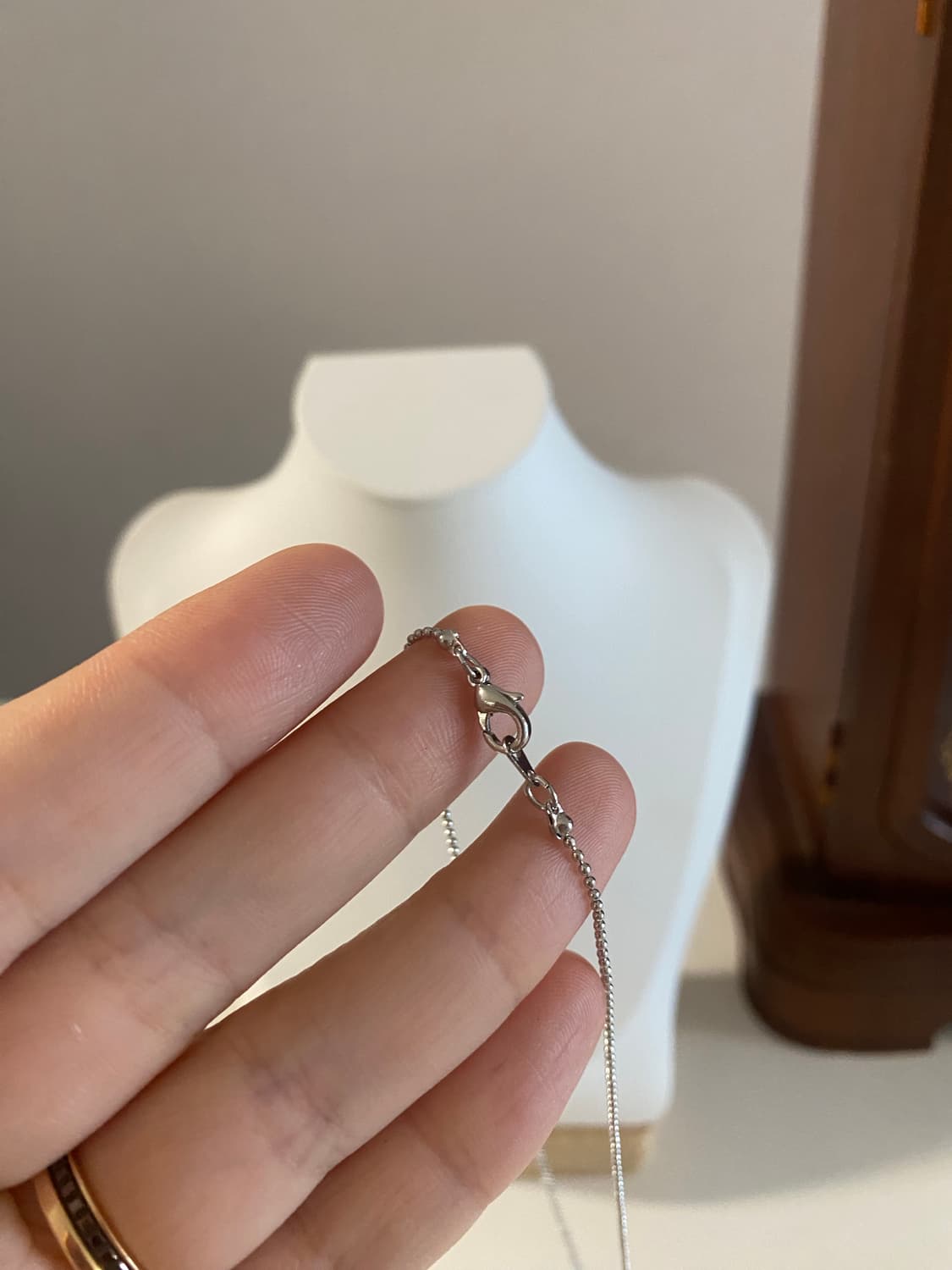 하트 크리스탈 퍼플 목걸이  상품이미지8