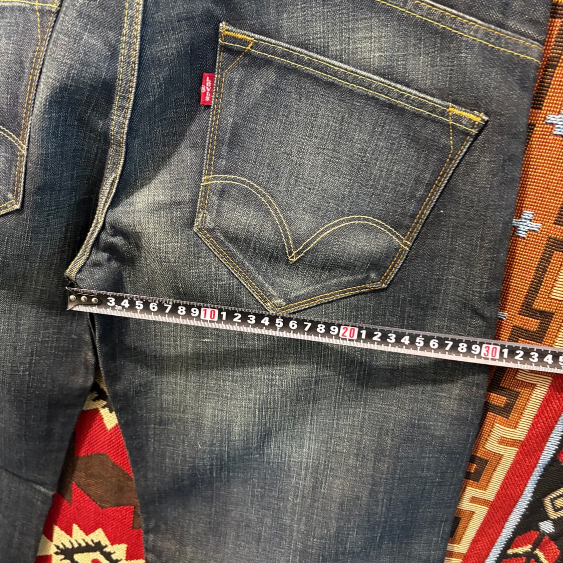 새상품)리바이스 503 Loose Fit 워싱 데님팬츠 상품이미지5