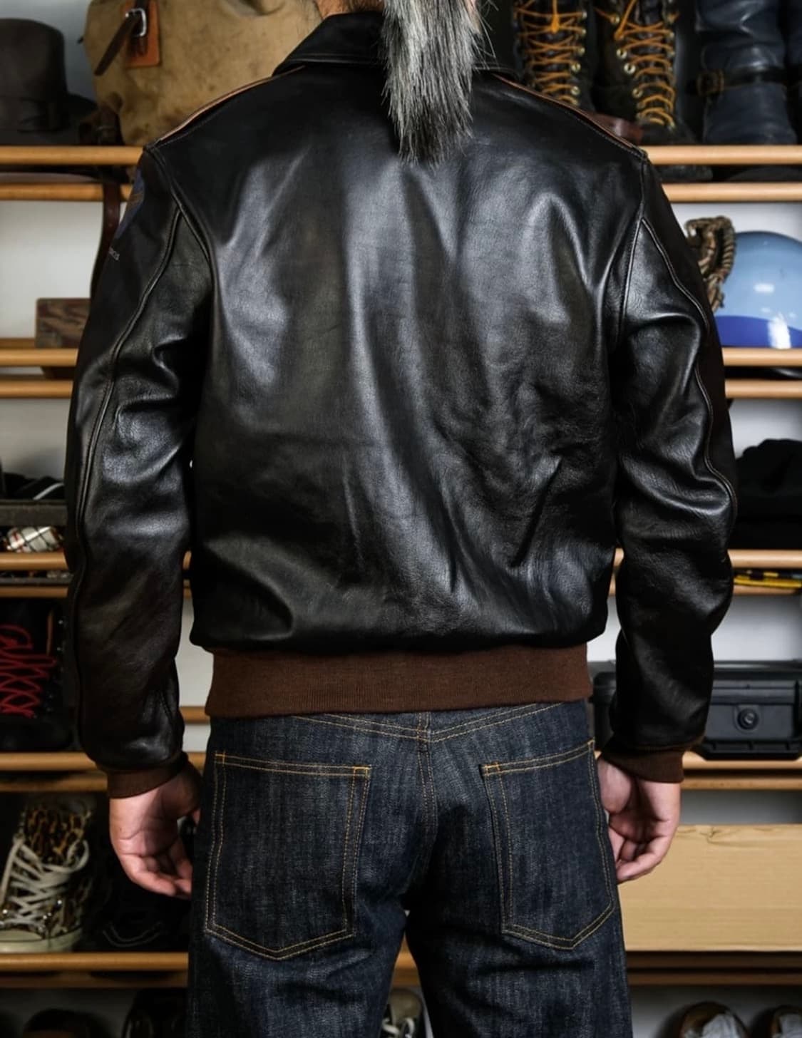 리얼시몬스 a2 말가죽 토이즈 맥코이 복각자켓 40 사이즈 상품이미지4