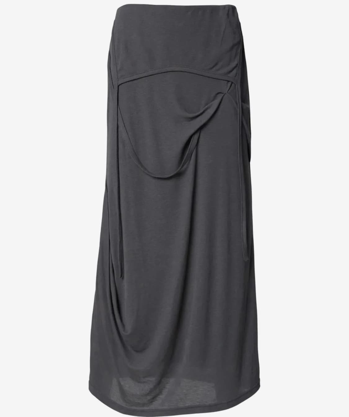 플레어업 Asymmetrical Draped Long Skirt 상품이미지2