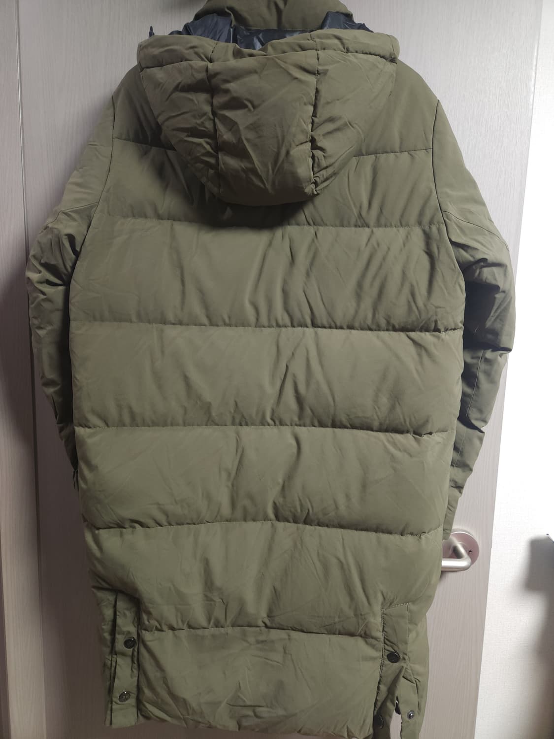 스파이더 구스다운 롱패딩, L 상품이미지4