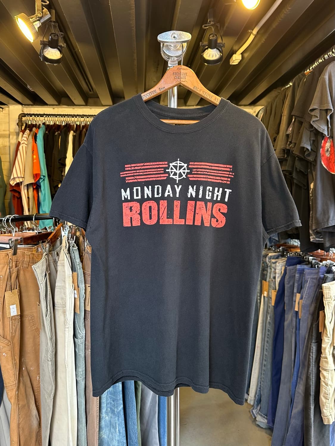 WWE 프로레슬링 Monday Night Rollins 프린팅 티셔츠 상품이미지1