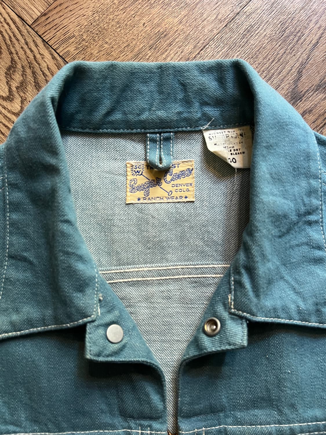 [M]슈가케인 랭글러 11mjz 복각 데님 트러커 자켓 상품이미지2