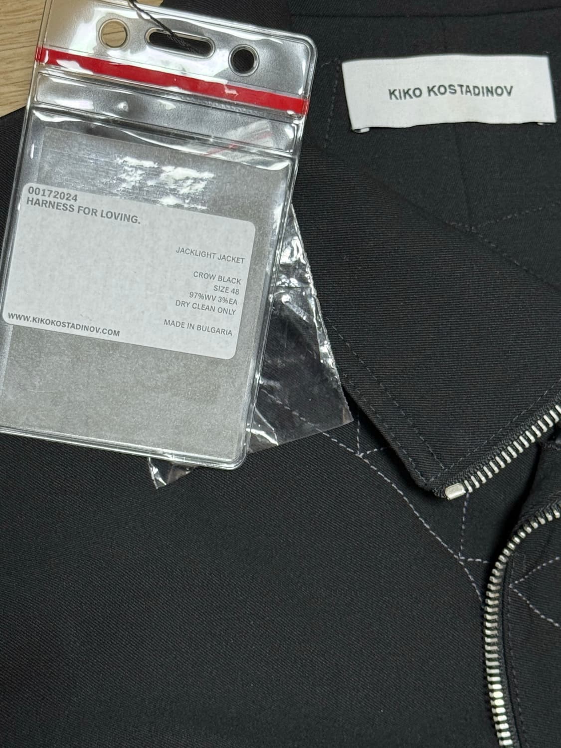 키코코스타디노브 잭라이트 자켓 블랙 48 판매 상품이미지2