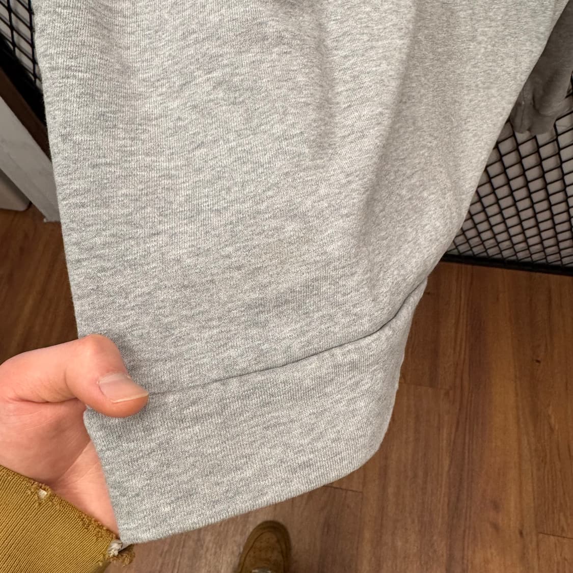 타미힐피거 맨투맨 사이드 로고 테이핑 포인트 그레이 상품이미지9