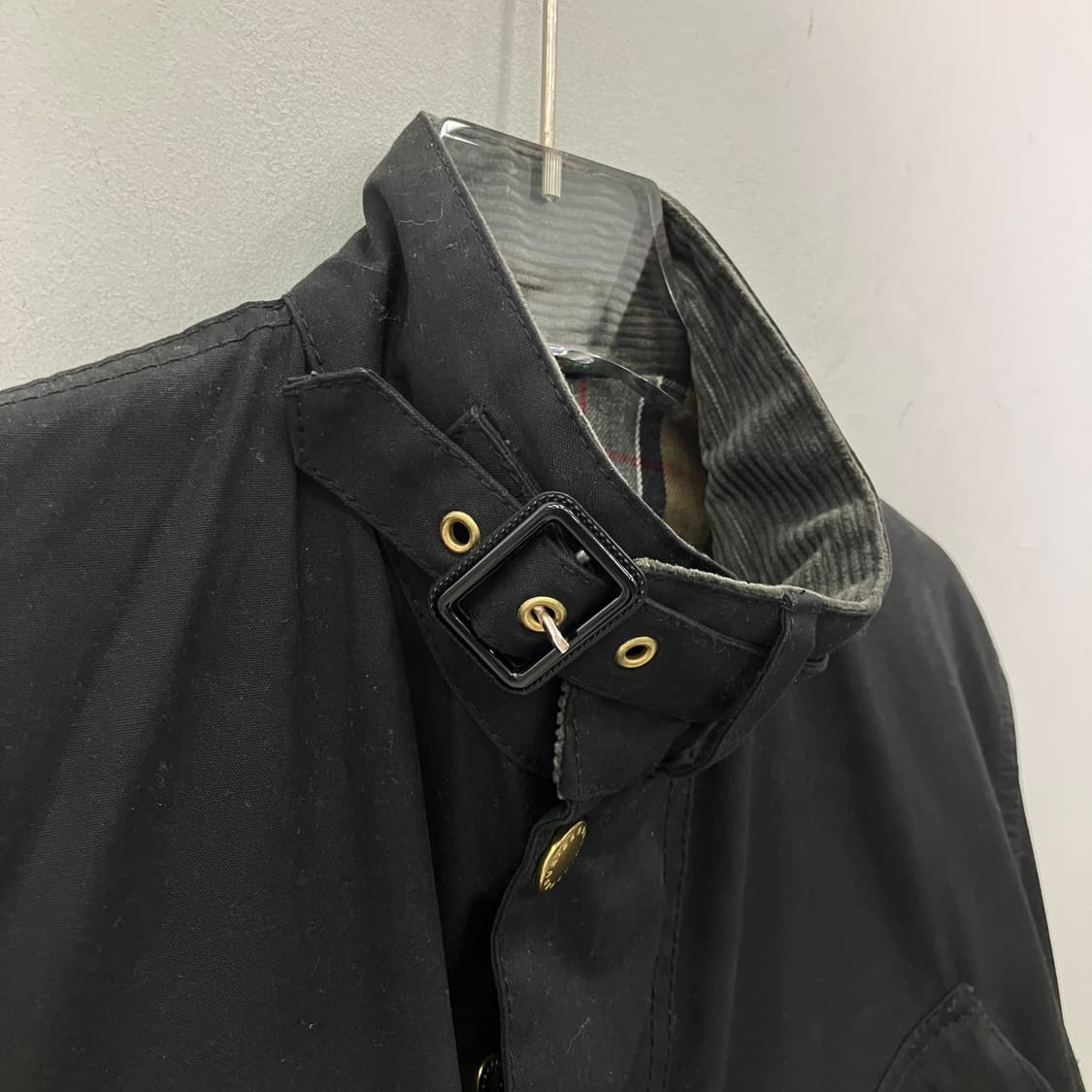 바버 인터내셔널 오리지널 블랙 왁스 자켓 34 상품이미지5