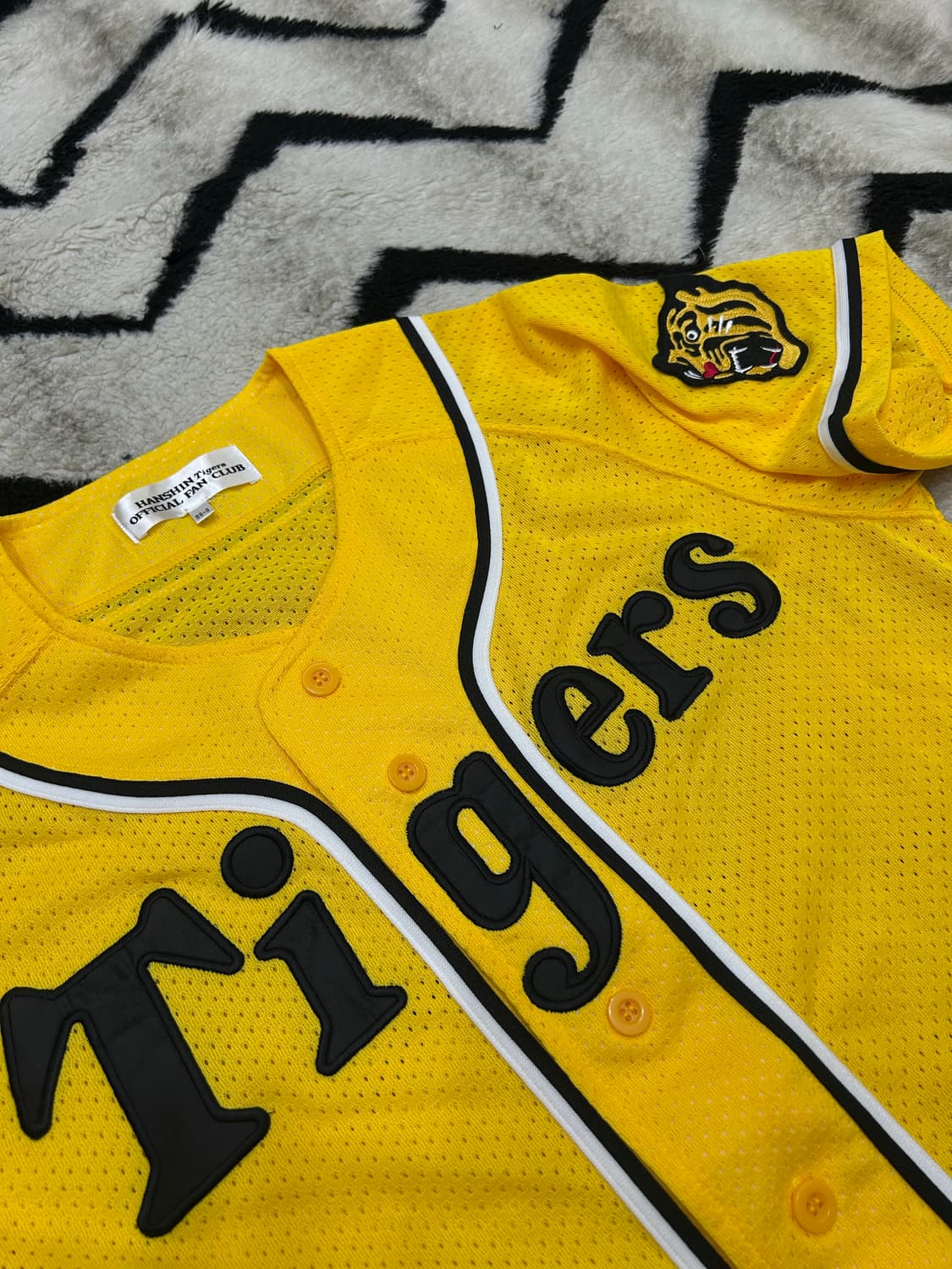 [S]미즈노 한신타이거즈 반팔 매쉬 유니폼 상품이미지1