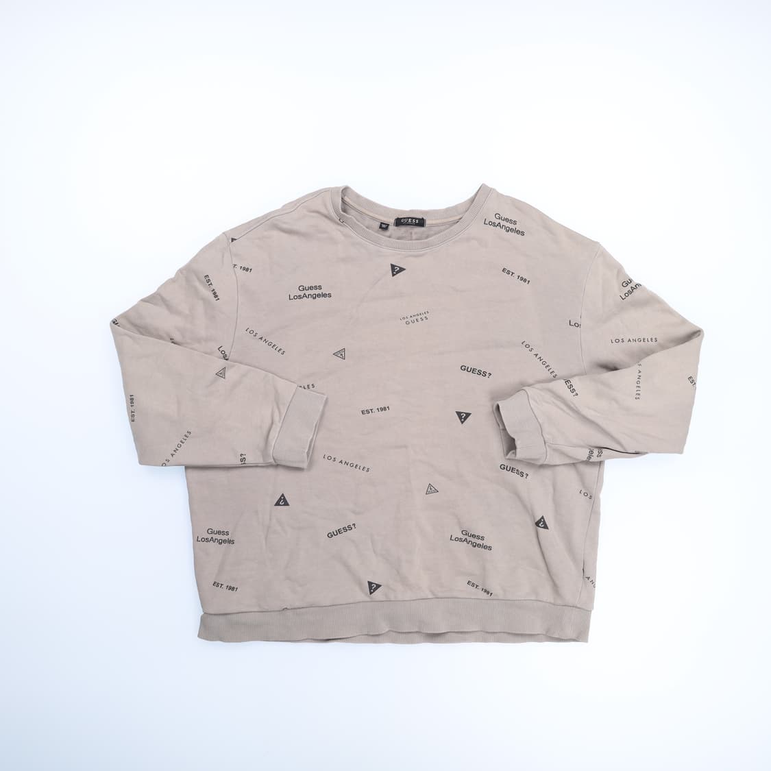 XXL 게스 패턴 맨투맨 0210H1 상품이미지1