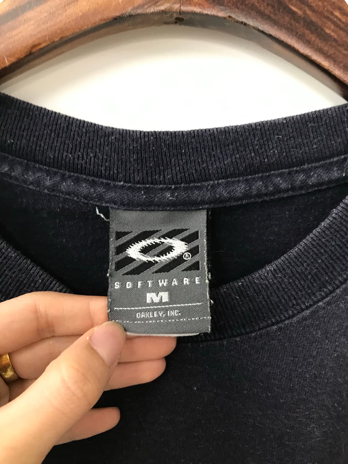 오클리 카모 빅로고 네이비 반팔 티셔츠  상품이미지7