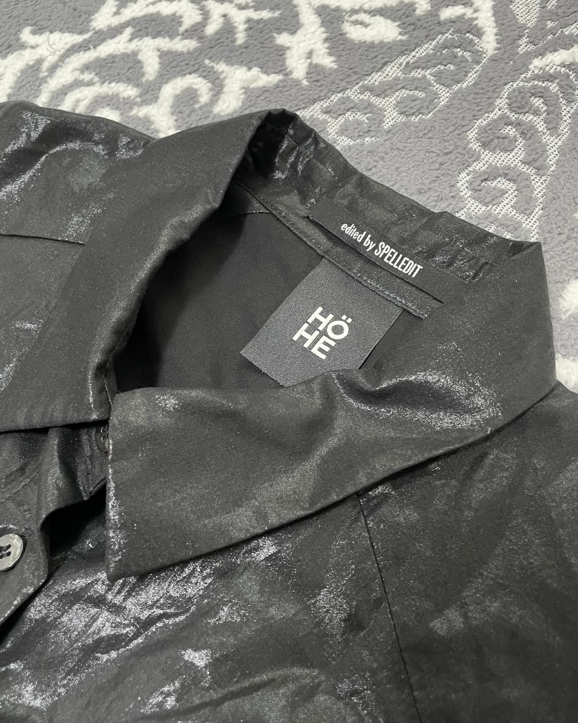 Spelledit Shiny Wrinkle Shirts 상품이미지5