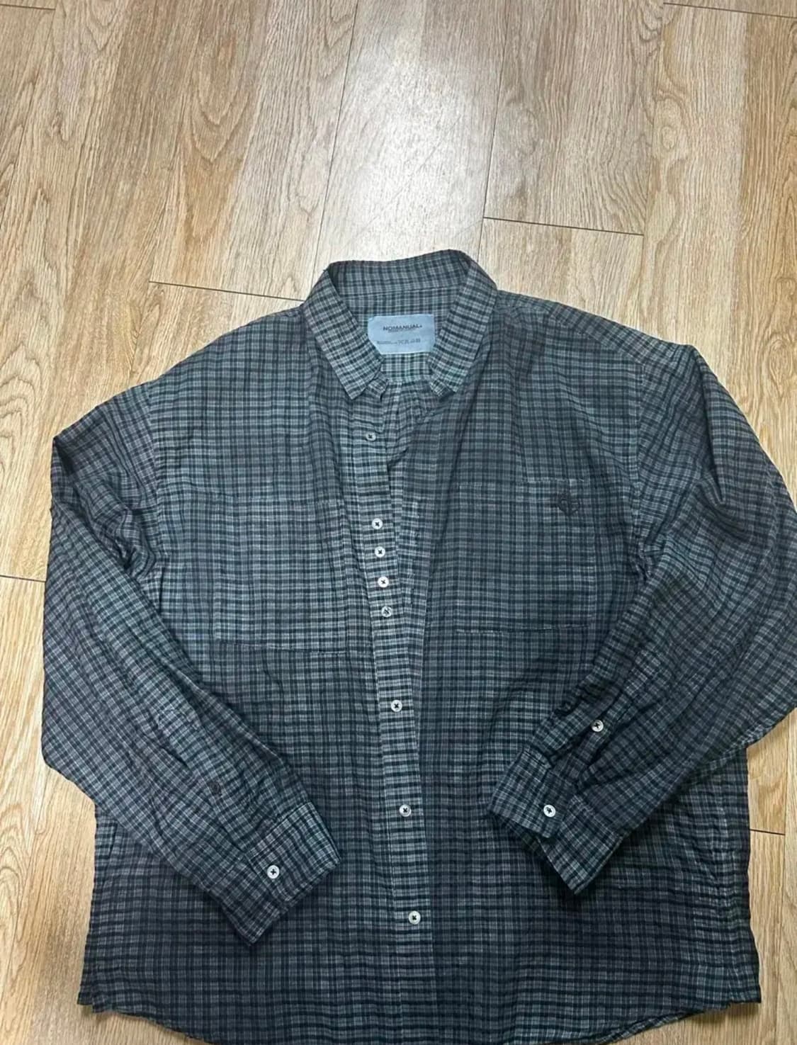 노매뉴얼 셔츠 L 상품이미지3