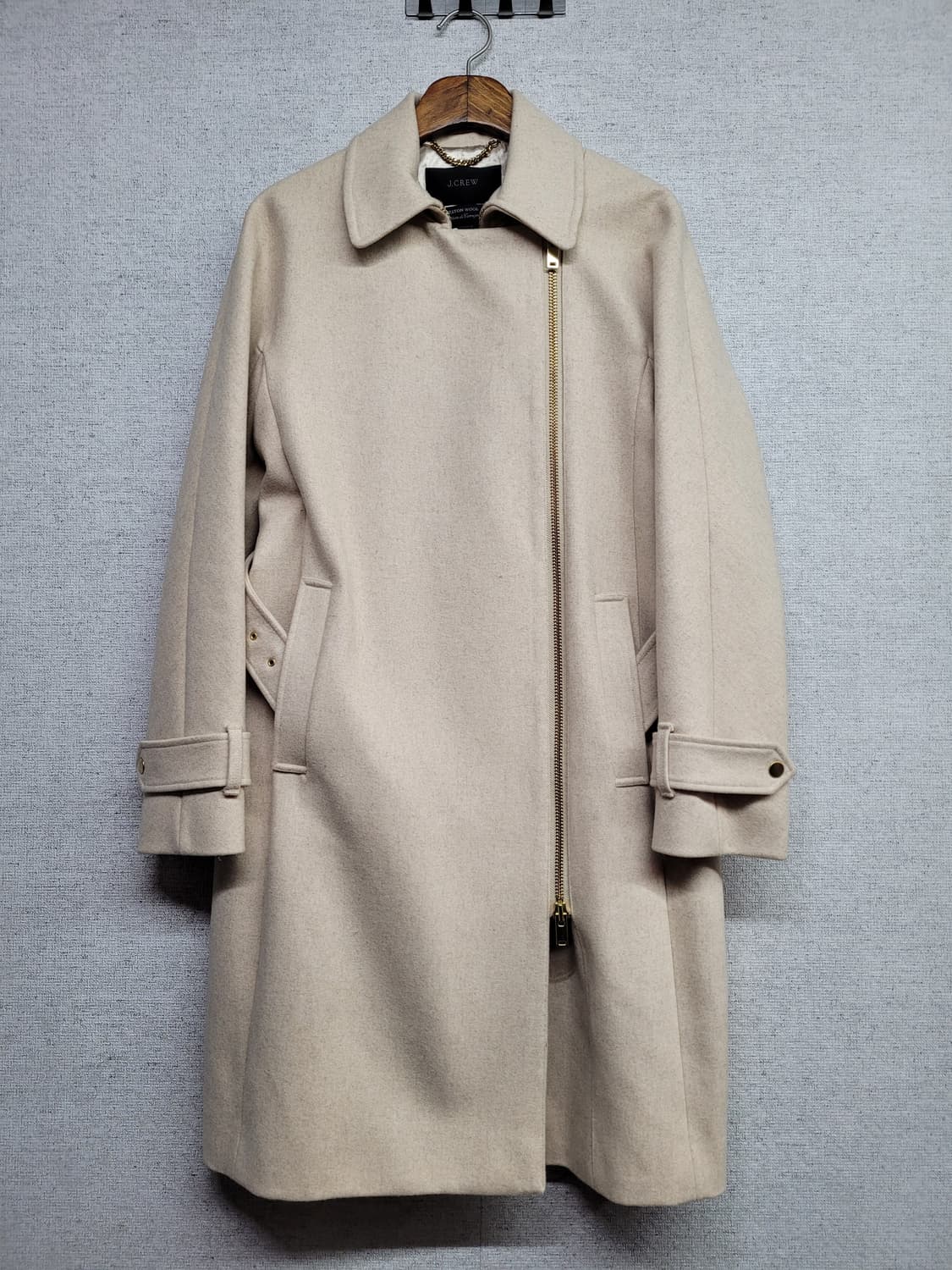 제이크루 J.CREW 여성 벨티드 멜튼 울 코트 상품이미지1