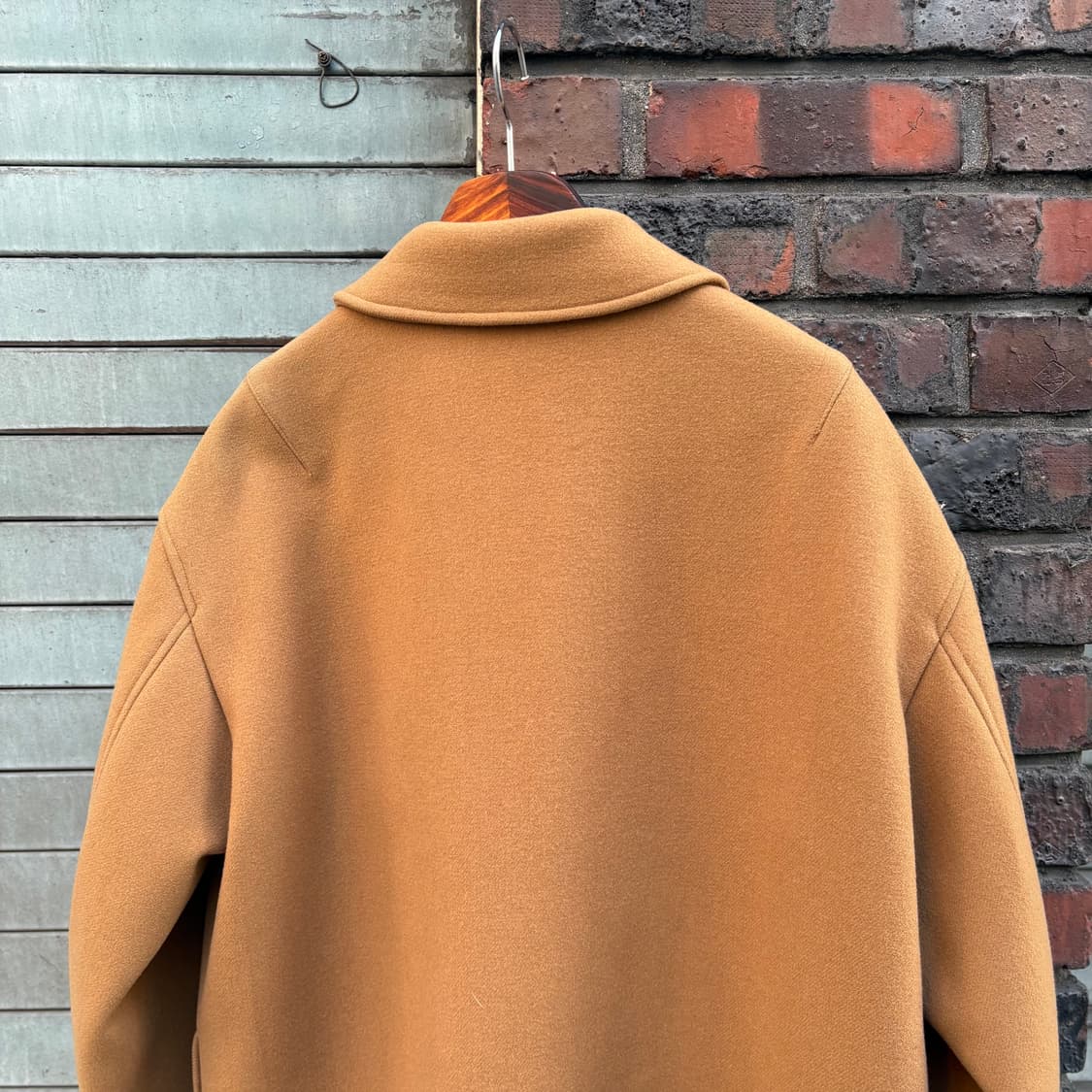 19aw 웰더 베이지 박시 카코트 상품이미지7