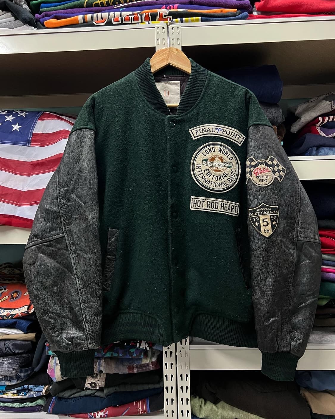 DULY DO WOOL LEATHER VARSITY 상품이미지3