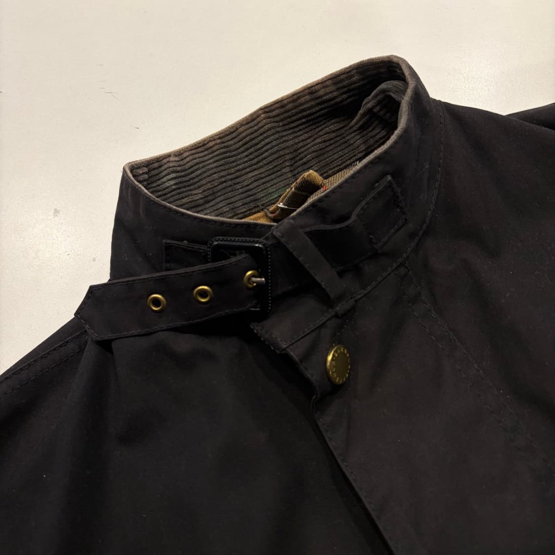 [40] 바버 인터네셔널 포켓 블랙 집업 자켓 D790 상품이미지5