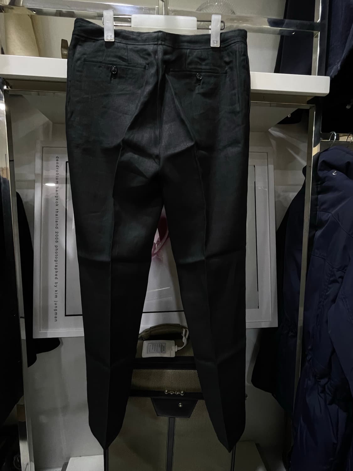 폴로랄프로렌(퍼플라벨)/블랙 린넨팬츠 상품이미지2