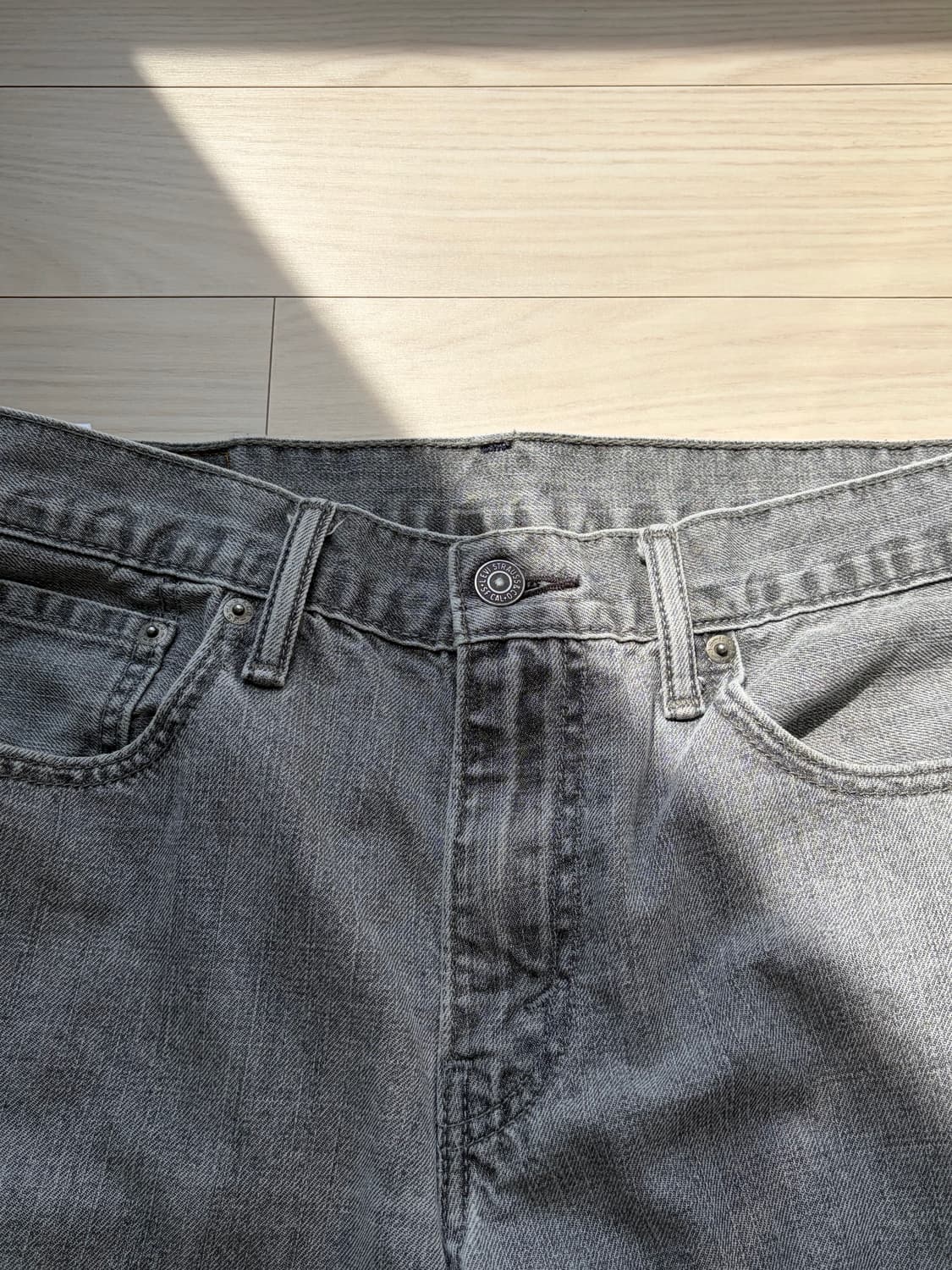 Levis 빈티지 리바이스 511 그레이 데님 진 33x30 상품이미지5