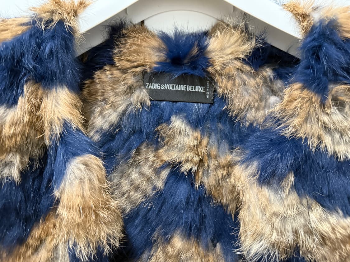 쟈딕앤볼테르 디럭스 토끼털 토끼퍼 퍼자켓 S 상품이미지2