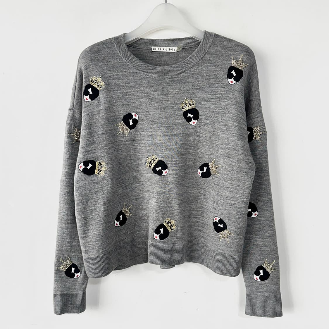 앨리스 앤 올리비아 니트 자수 풀오버 상품이미지3