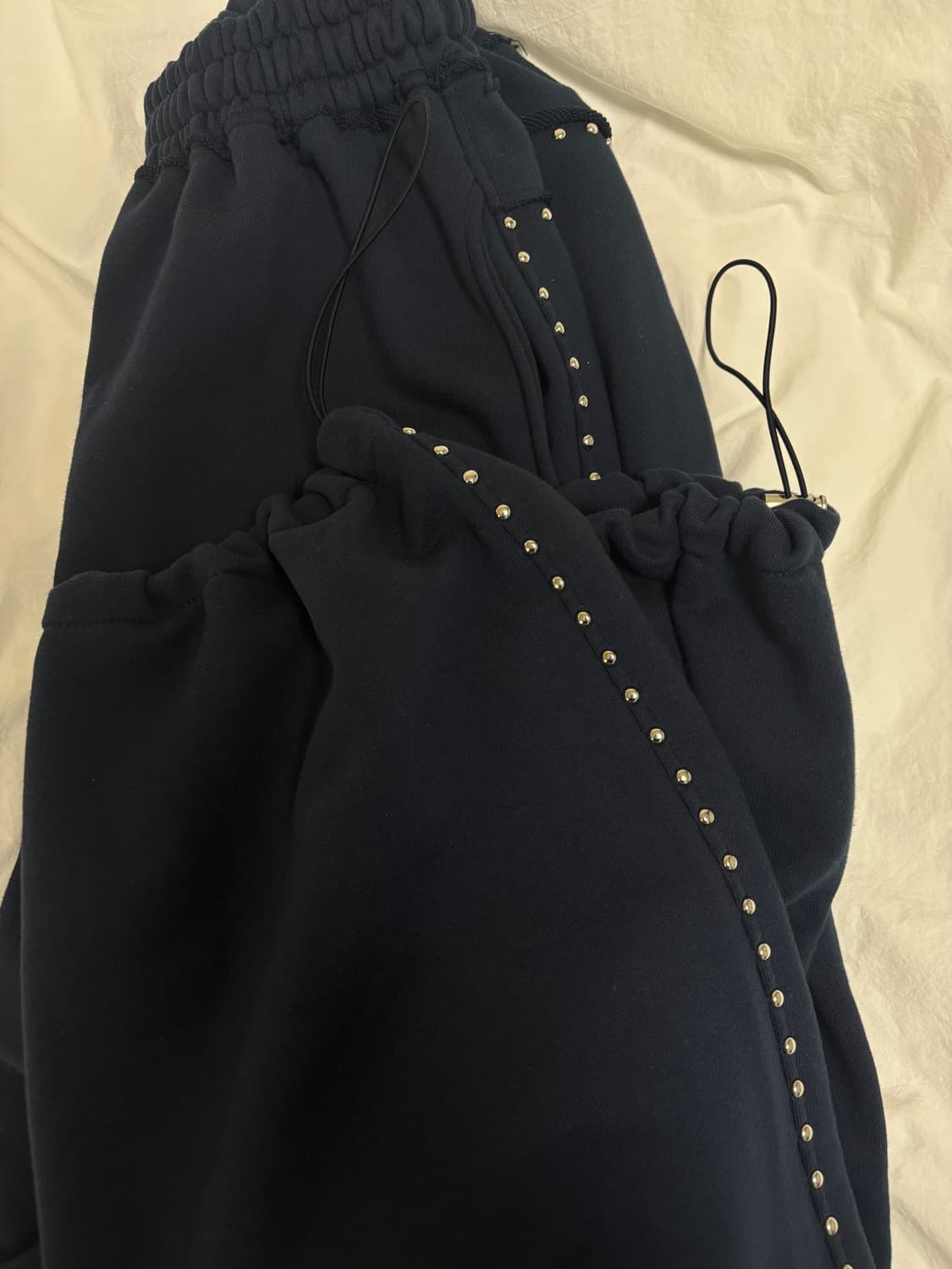 ALDIYOUU 알디유 스터드 스웻팬츠 / 네이비 상품이미지6