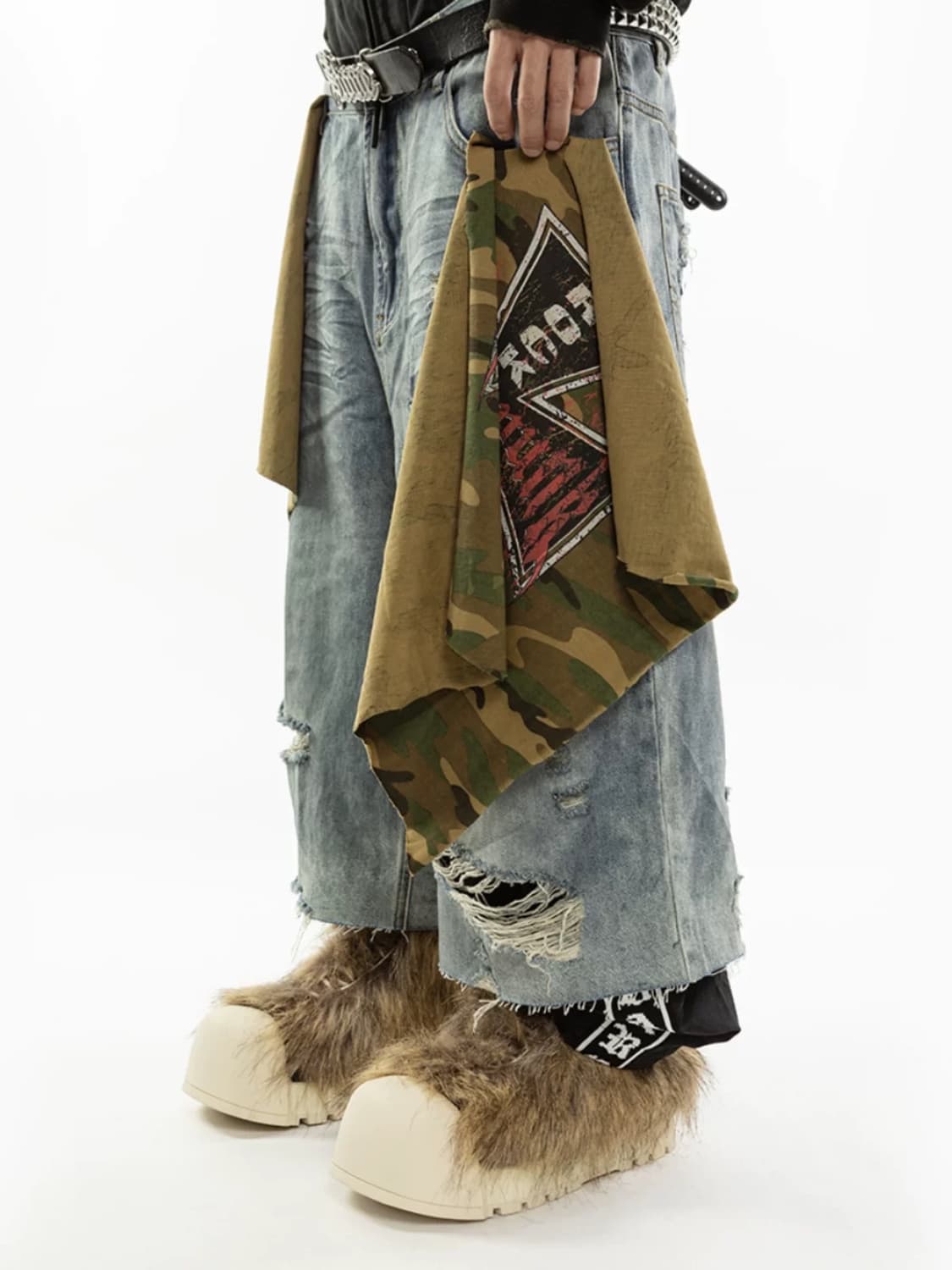 FVVO FREEWORLDER & ROCKSTA 2.0 퍼 하이탑 스니커 상품이미지2