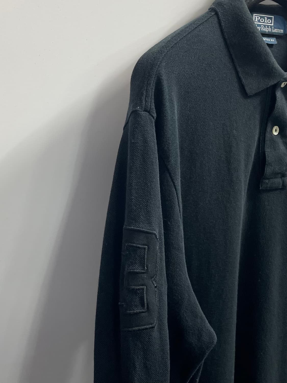 폴로 랄프로렌 빅포니 블랙 긴팔 카라티 (on.647)   상품이미지4