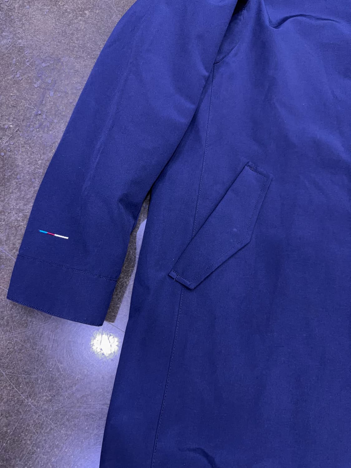 캉골 맥코트 발마칸 트렌치코트 네이비 M 상품이미지6