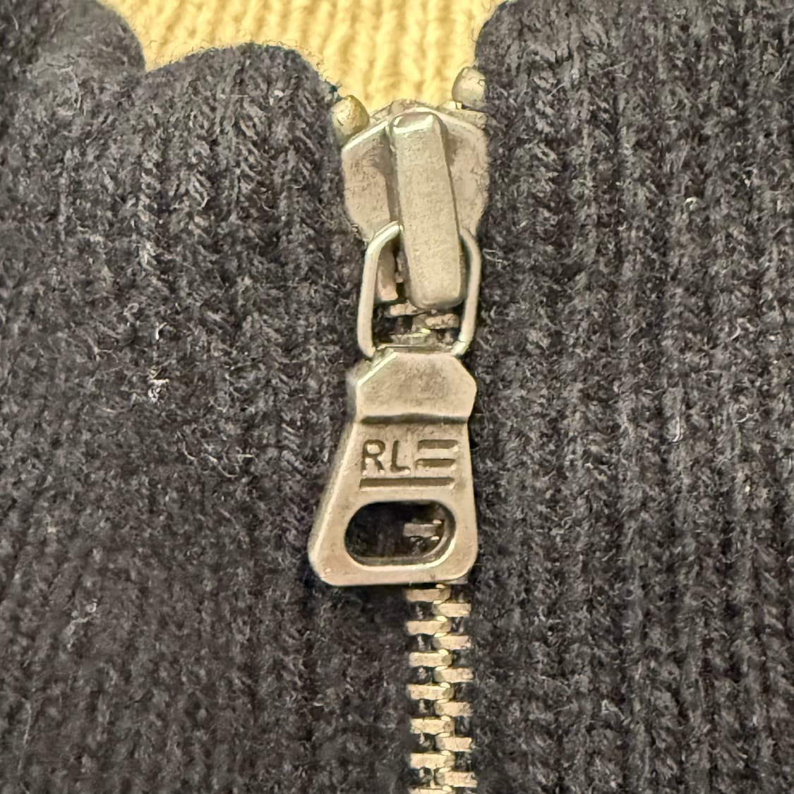 블랙 폴로 진스 니트집업  상품이미지7